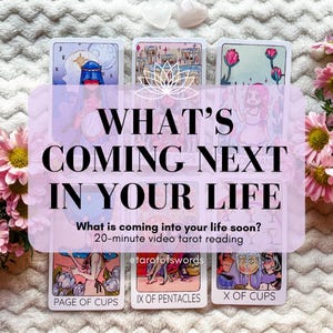 La prochaine lecture de tarot dans votre vie, prédictions psychiques de lecture de tarot, ce qui vous attend dans votre vie, chapitre suivant, prédictions de lecture de tarot