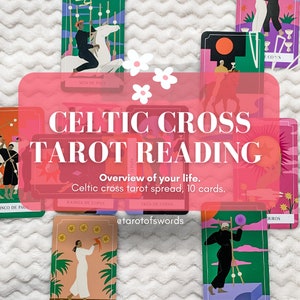 Tarotlegging Keltisch kruis tarotspread - paranormaal begaafd: 10 kaarten lezen
