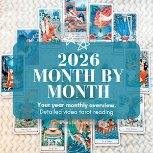 Lectura de Tarot Mes a Mes 2026, Predicciones para los Próximos 12 Meses, Resumen y Pronóstico Anual