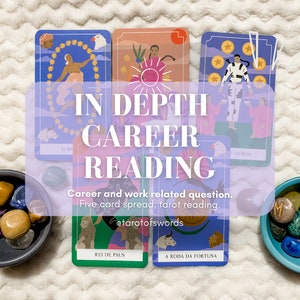Lecture de tarot détaillée Lecture professionnelle et professionnelle - Lecture vidéo de tarot très détaillée sur 5 cartes - Réponse personnalisée et intuitive