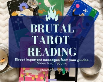 Brutally Honest Tarot Reading, Clear and straight-forward tarot reading no sugarcoating tarot reading guidance and message video reading