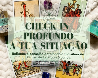 Leitura de tarot detalhada a uma situação - Leitura psíquica com 5 cartas de tarot - Leitura muito aprofundada