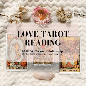Liefde Tarot-lezing - liefdesvragen op 3 kaarten - paranormale persoonlijke lezing over je liefdesleven