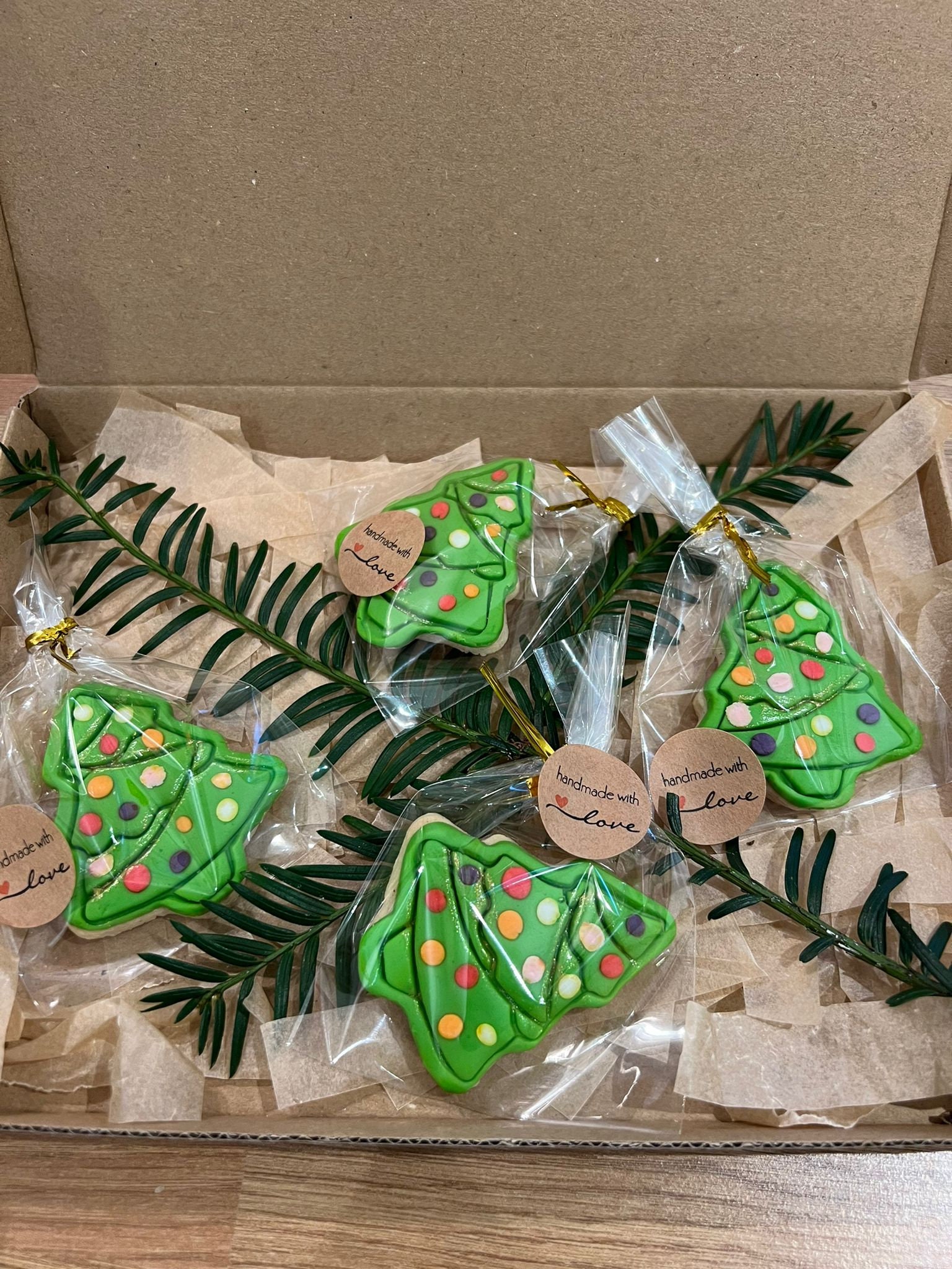 Kerstboomkoekjes met glazuur gedecoreerd - Etsy België, image size:1536x2048