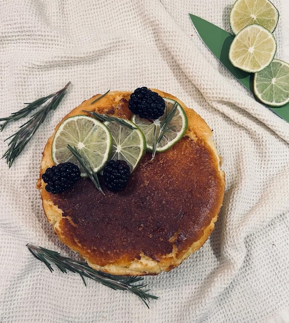 San Sebastian Cheesecake- Gluten Free Option-Sugar Free Option (with  Stevia)- Keto Friendly- Basque Burnt Cheesecake