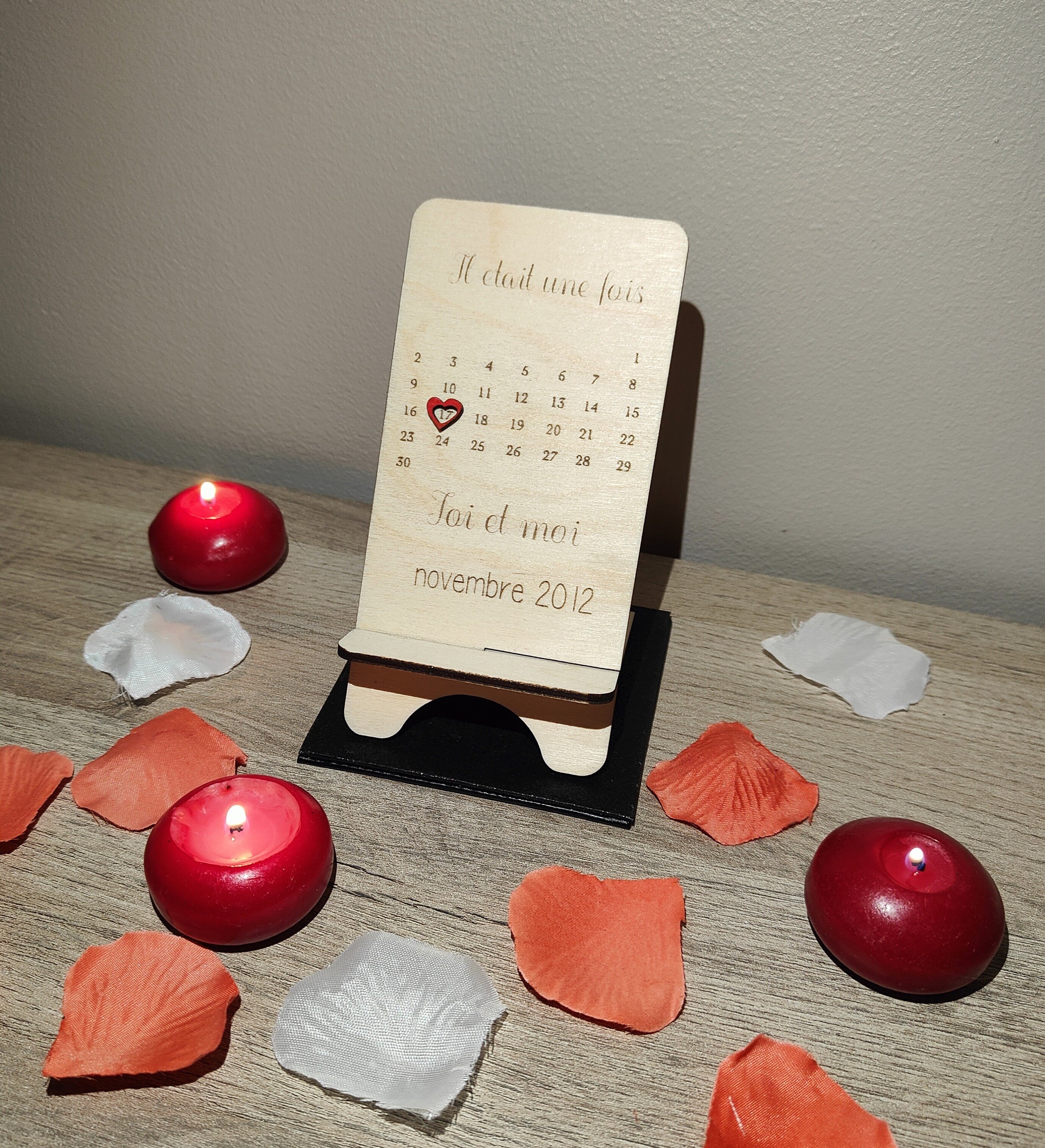 Calendrier Mois et Date Personnalisable