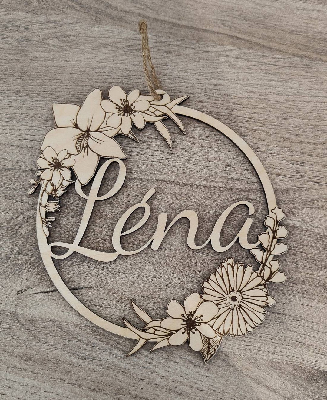 Customizable First Name Flower Crown Etsy