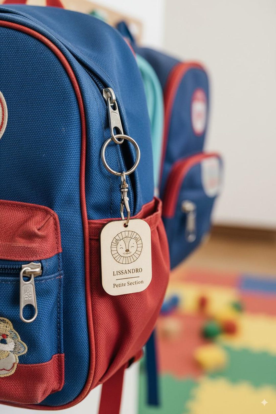 Personalized Wooden Label for Schoolbag or Backpack - 12 Models - Ideal ...