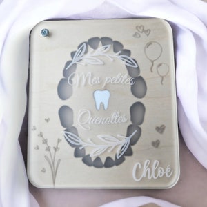 Personalized milk tooth box