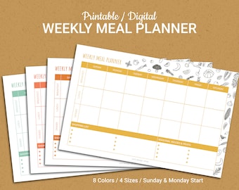 Druckbarer/ Digitaler Wochenplaner