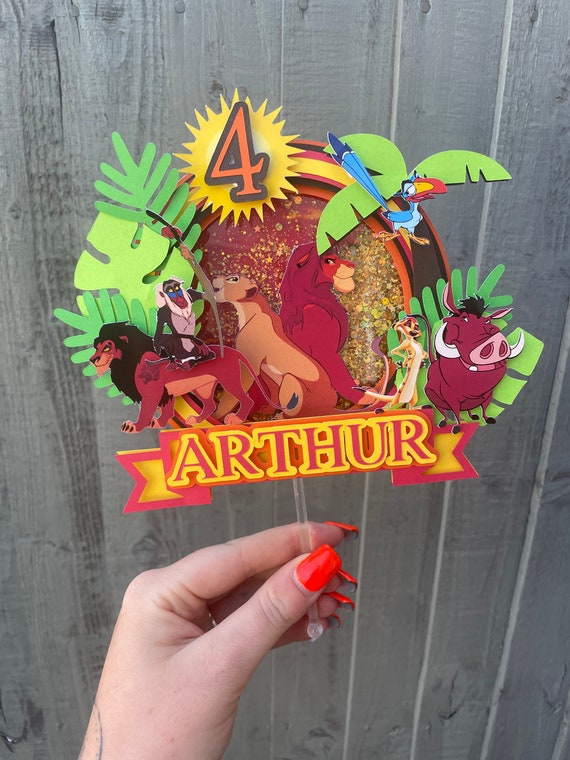 Lion King Cake Topper 3D Cake Topper Jungle Cake Topper - Etsy