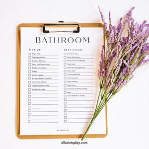 Catholic Lenten Devotion for Moms, Home Organization Guide & Cleaning Checklists for Homemakers, Motherhood Routine Planner image 9