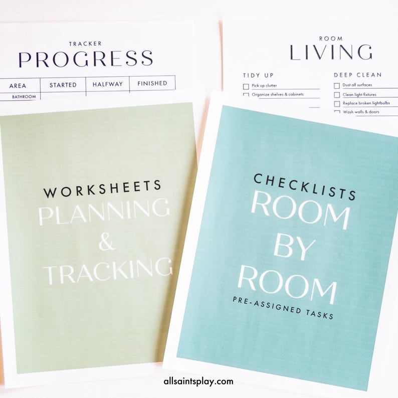 Catholic Lenten Devotion for Moms, Home Organization Guide & Cleaning Checklists for Homemakers, Motherhood Routine Planner image 7