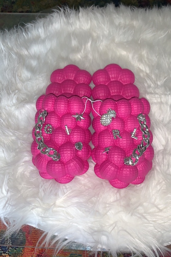 Bubble Slides With Chain Charms - Etsy