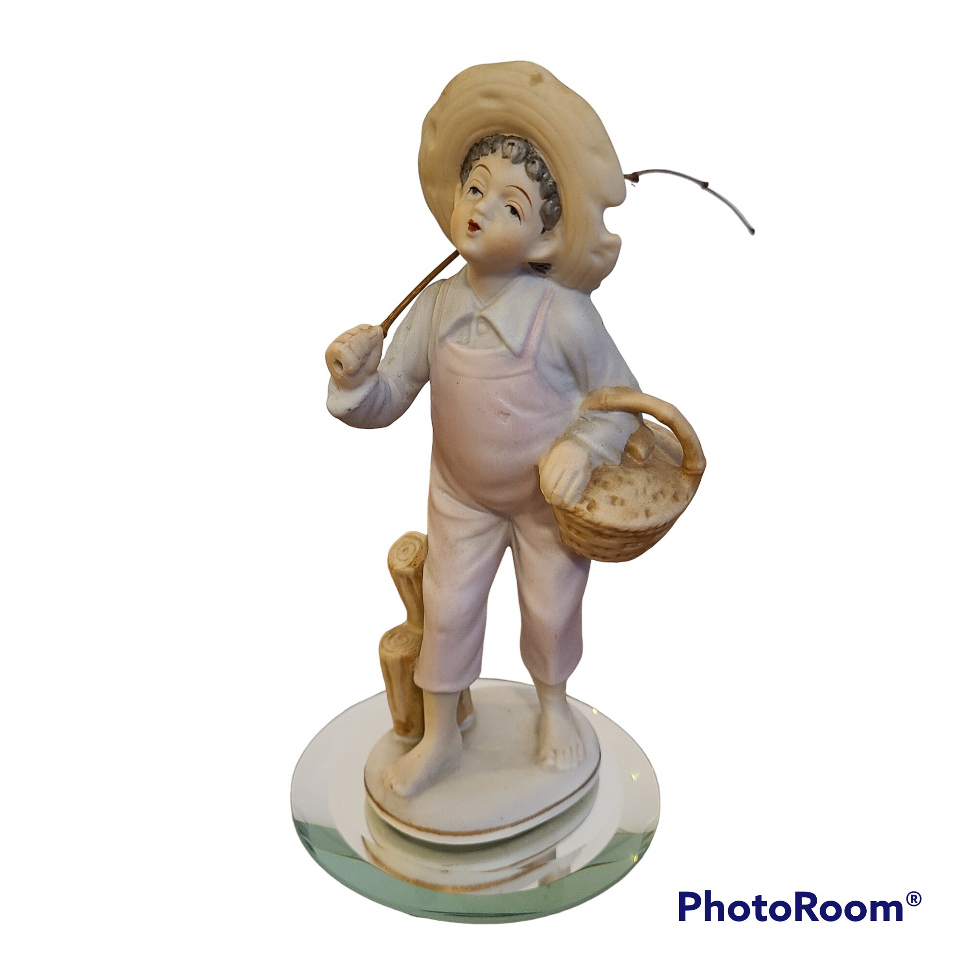 Fishing Boy Figurine 