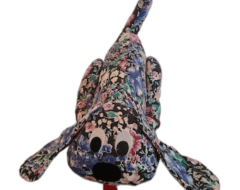 Vintage 1980 Stuffed Huckleberry Hound, Vintage Plush Animal