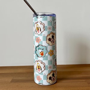 Magical Retro tumbler personalised | Magical mouse cup | Disney 16oz skinny tumbler | Stainless steel cup with straw for hot & cold drinks