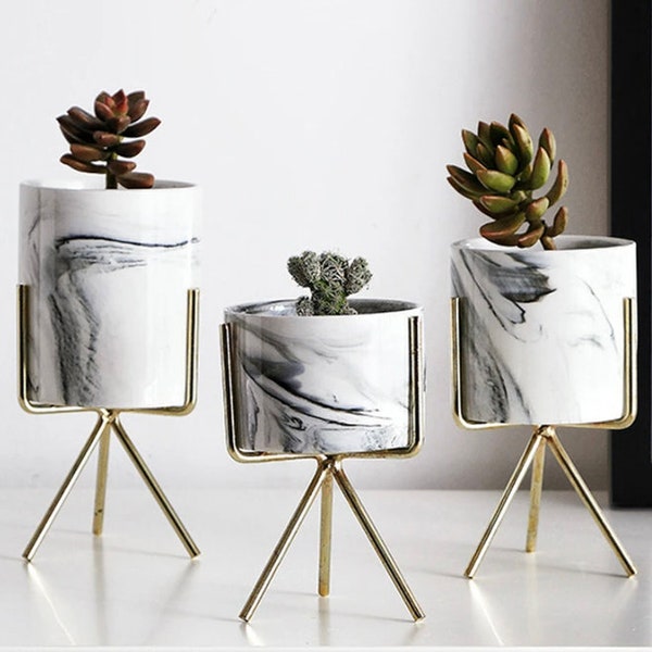 Large Plant Pot and Stand Etsy UK