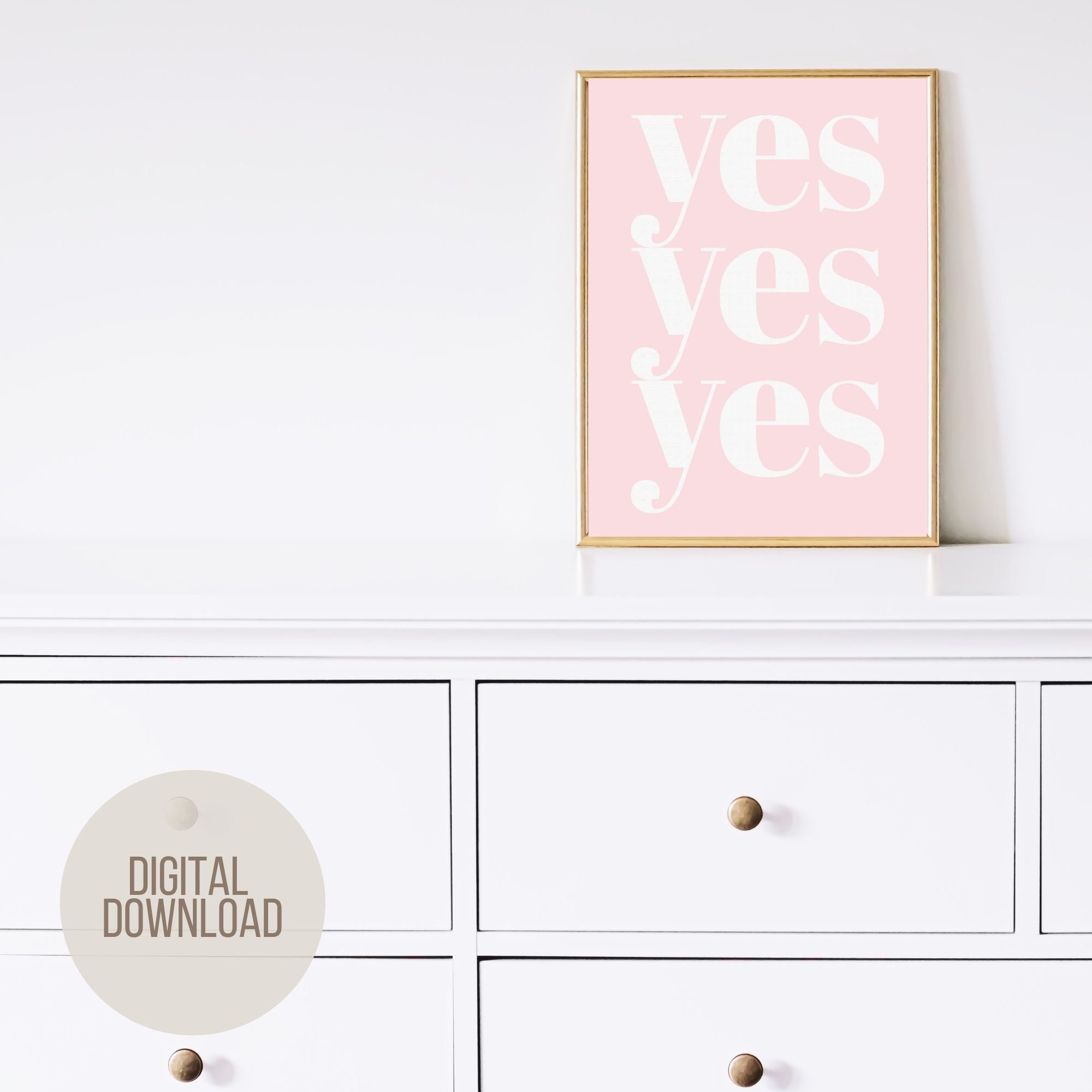 Simple Three Word Quotes: Yes You Can Typography Poster for Sale by  Viability Creative