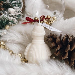 Snowman Water Candle