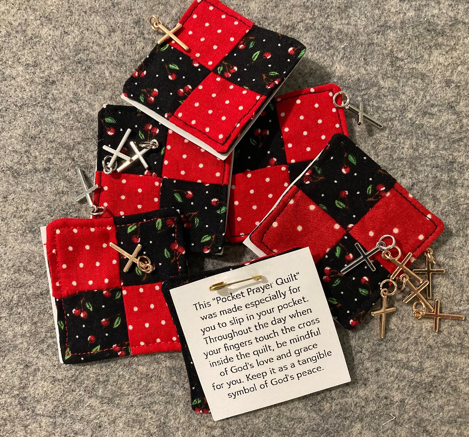 Pocket Prayer Quilt Squares Sold as Set of 2 Etsy