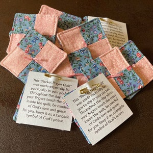 Pocket Prayer Quilt Squares Sold as Set of 2 - Etsy