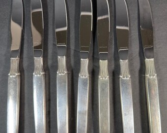 7 Community Twilight Silverplate Dinner Knives