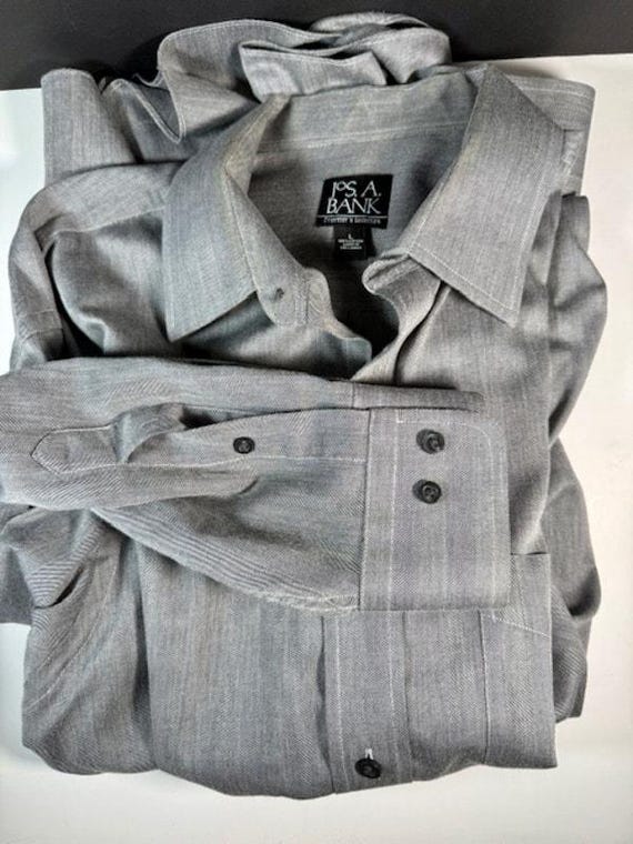 jos a bank dress shirts Jos A Bank Mens 100% Cotton Blue Striped Slim Fit Dress Shirt