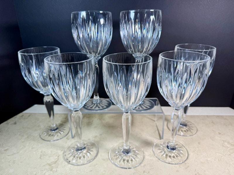 Wine glasses cristal d'arques - Etsy 日本