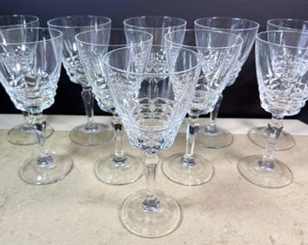 amber colored stemmed wine or water glasses Stem Glass - Amber Color Design - 2pcs main image 1