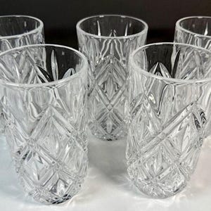 5 Mikasa Claremont Highball  Glasses 5 1/2&quot;