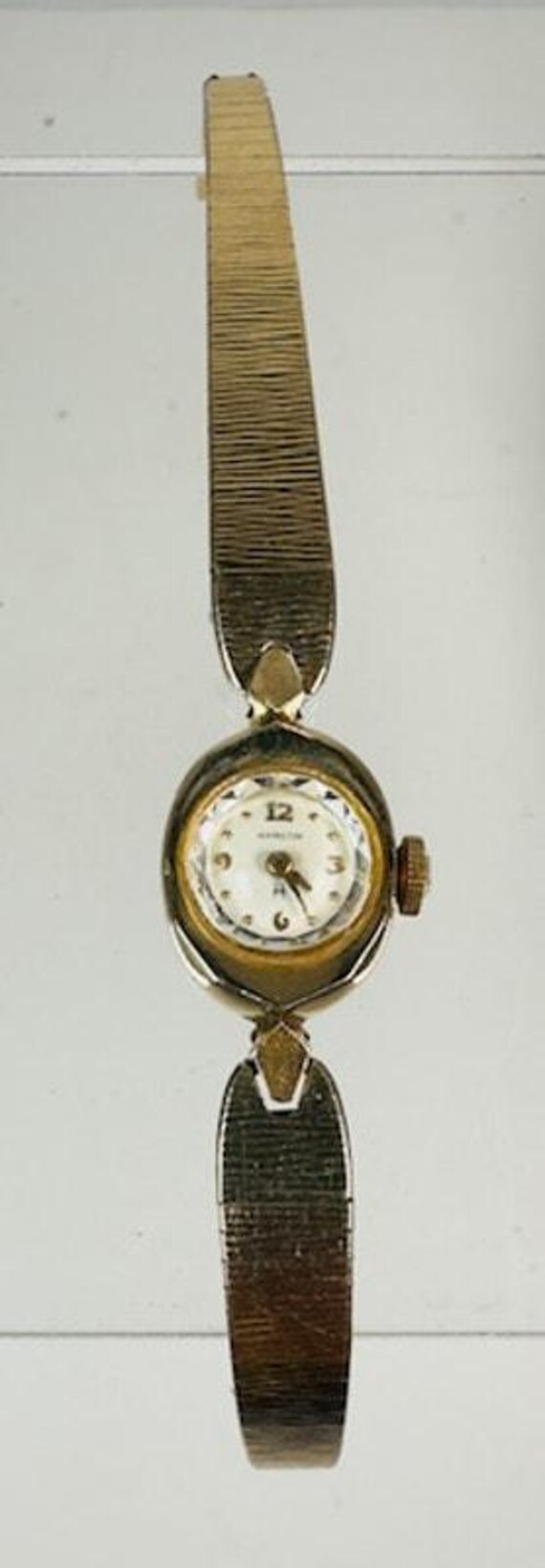 Vintage Ladies Hamilton 10K Gold Filled Wrist Watch Gem