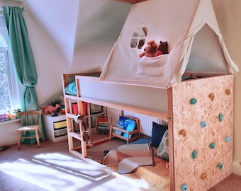 Climbing wall sale bed