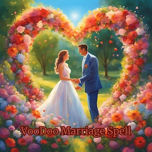 Voodoo - MARRIAGE LOVE Spell - Powerful Love Spell - Love Spell for Commitment - Wedding Love Ritual-  Same Day Casting - Fast Results!
