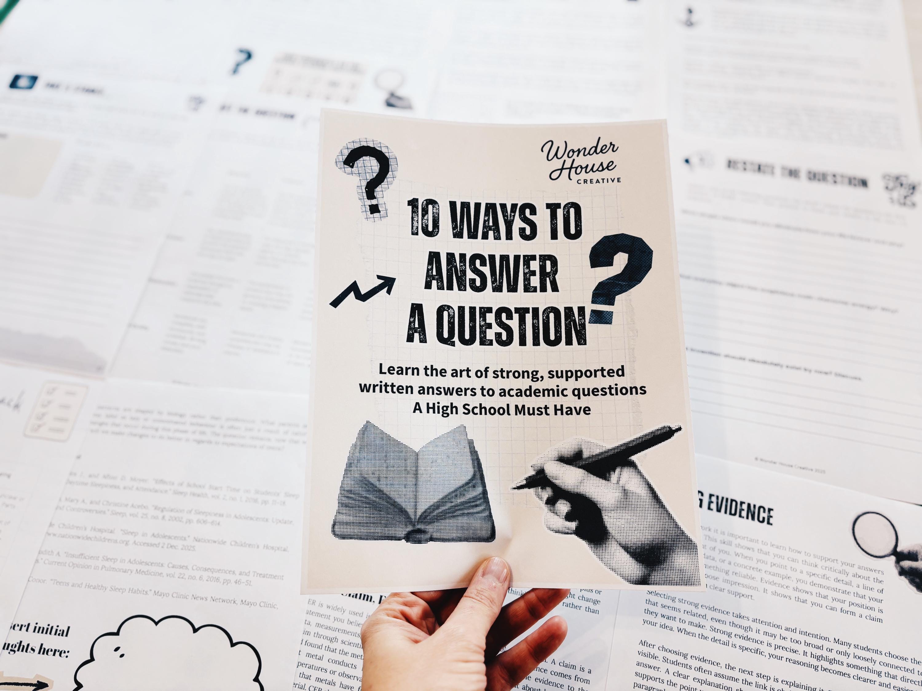 10 Ways to Answer a Question - Etsy
