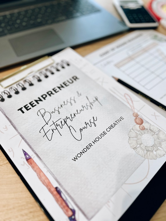 Teenpreneur Business and Entrepreneurship Course, Entrepreneurship, Teach Kids Business, Business Education, Life Skills