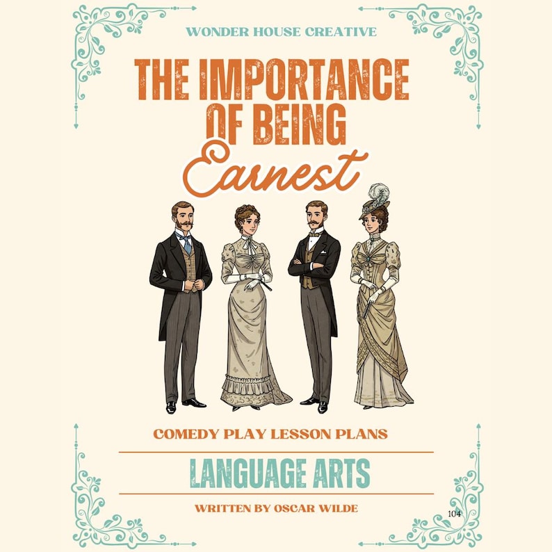The Importance of Being Earnest by Oscar Wilde Play Lesson Pack - Etsy