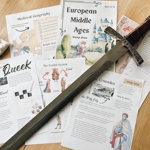 European Middle Ages Deep Dive, Middle Ages Unit Study, Middle School History, Social Studies, Homeschool Unit Study, Medieval Times Unit