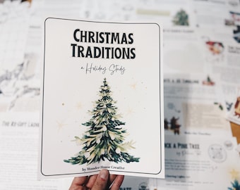 Christmas Traditions Unit Study for Ages 8 - 16 (Levelled Activities)