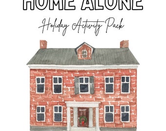 Home Alone Holiday Activity Pack Mini Unit, Christmas Project Pack, Christmas Movie