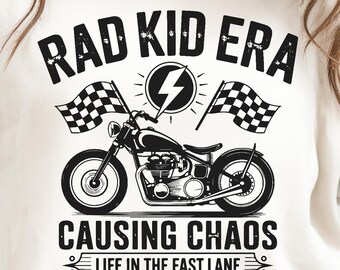 Toddler png, Rad Kid Era Svg, Trendy Kid Shirt Svg png, Cool Kid  Svg Png, Causing Chaos Png, Edgy Boy Sublimation Design, Boy Mom Svg