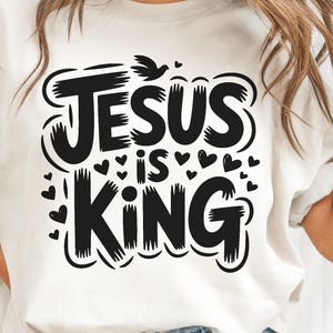 Jesus Svg Png, Christian Shirt Design, Religious Graphic Tee, Faith Quote Svg, Bible Verse Svg, Jesus Svg File for cutting