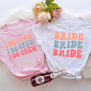 Bride I Do Crew Svg Png Pdf, Wedding Svg, Bachelorette Svg, Bridesmaid Svg, Bachelorette Party Svg, Bridal Party Svg, Wavy Stacked Svg