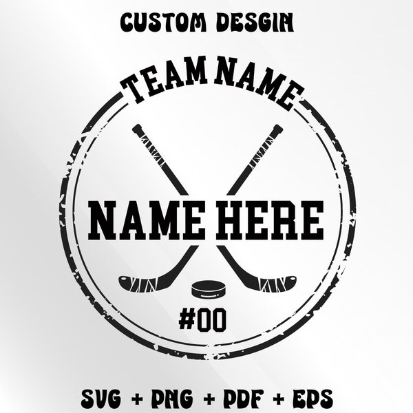 Custom Hockey Svg, Hockey Team Svg, Hockey Team Mom Svg Png, Hockey Cut File, Hockey Personalized Svg, Shirt, Mug, Cutting