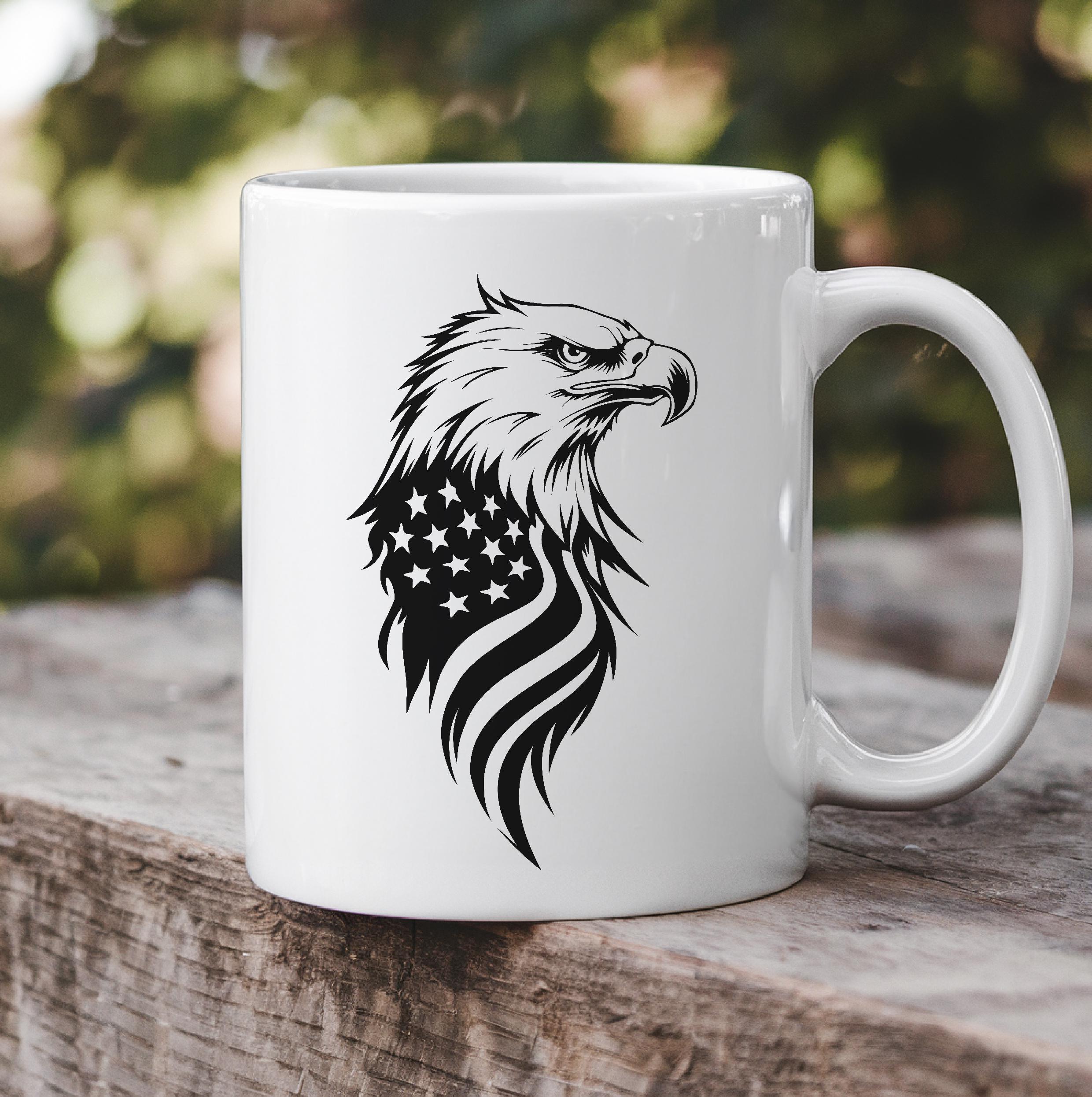 American Eagle Svg - Patriotic Flag Svg Design, Bald Eagle Usa Freedom ...