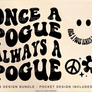 Once A Pogue Always A Pogue Svg, Pogue Life Svg Png Pdf, Vacation Summer Beach Pogue Sublimation Cut File Shirt, Mug, Cutting