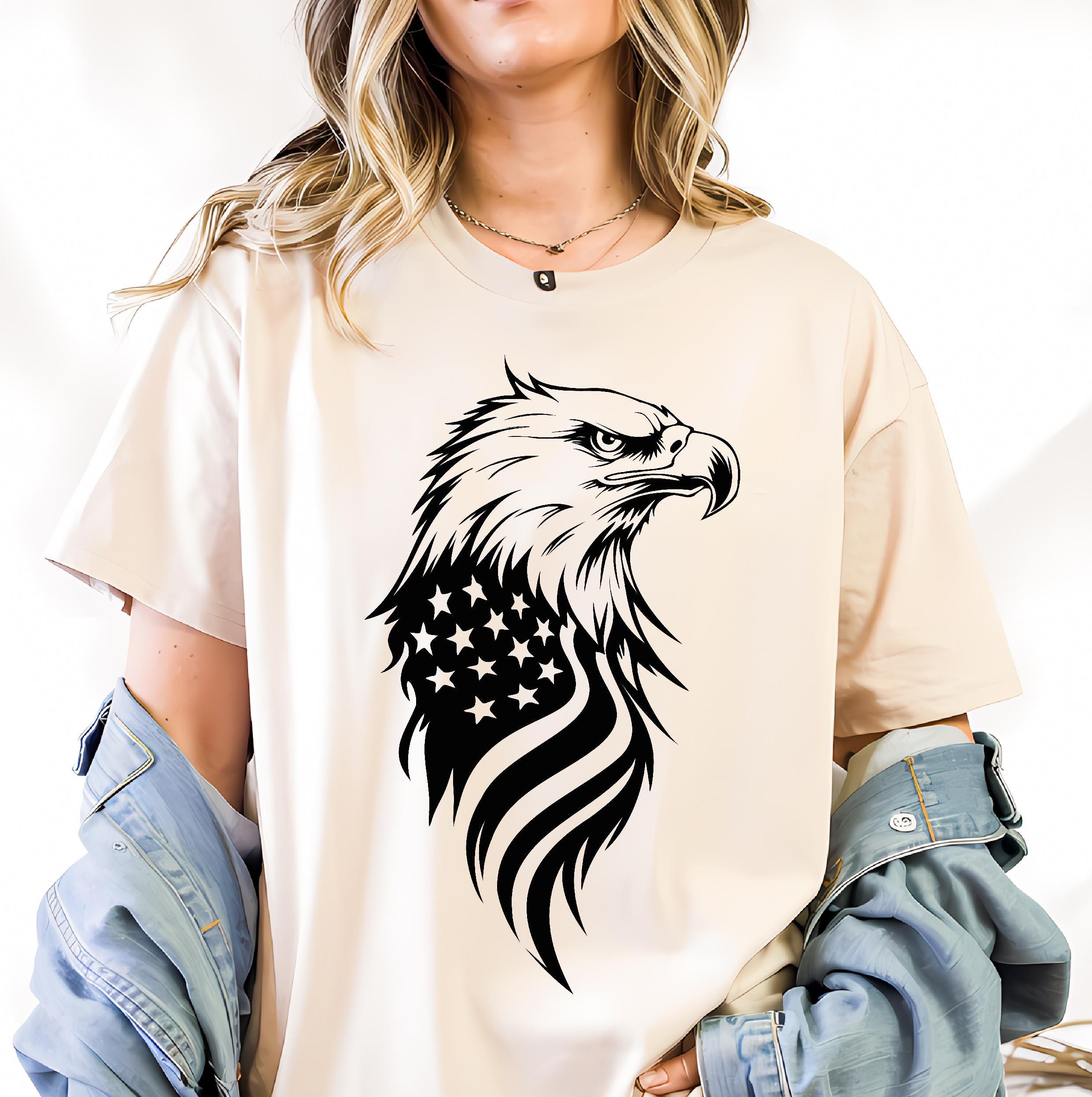 American Eagle Svg - Patriotic Flag Svg Design, Bald Eagle Usa Freedom ...