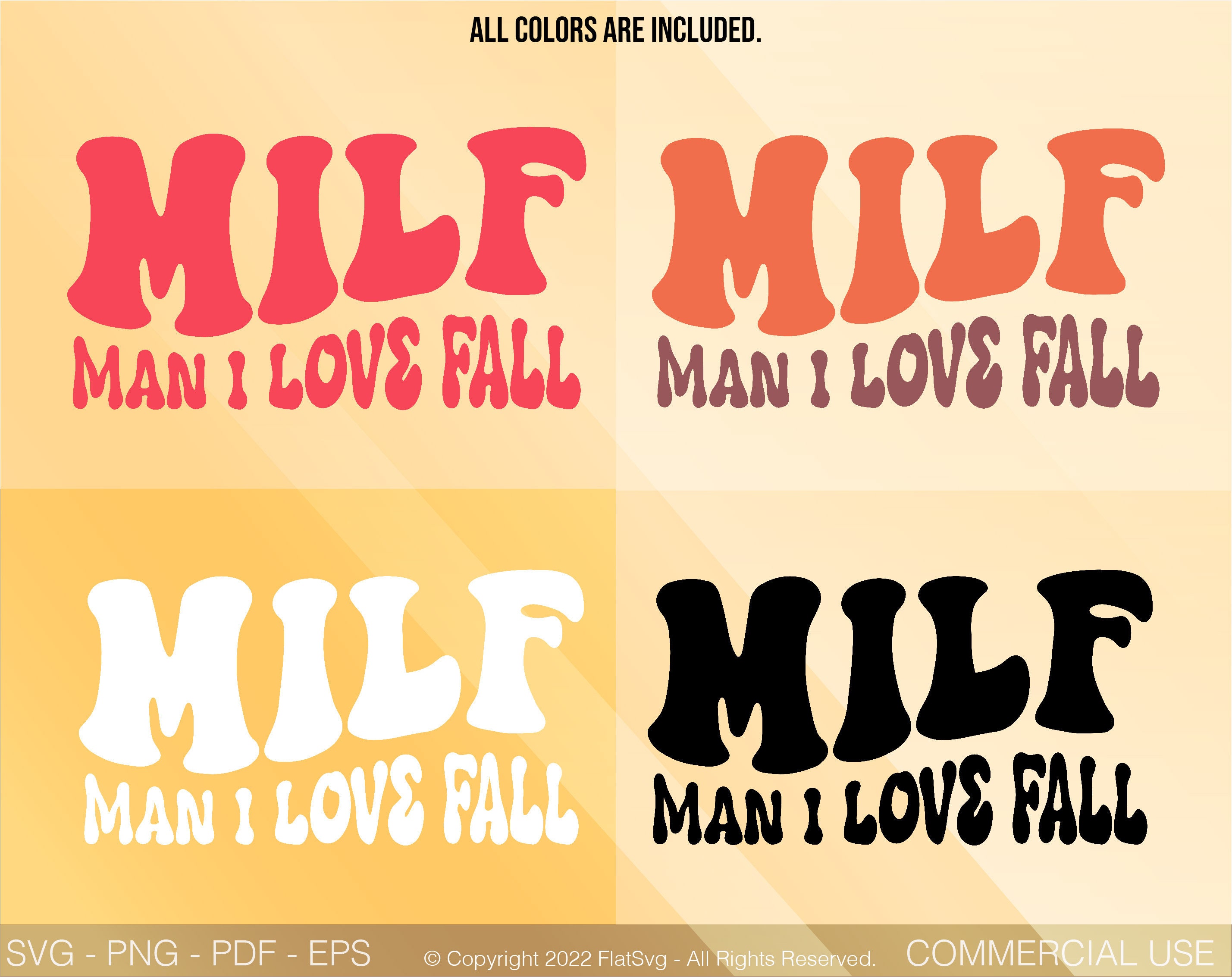 MILF Man I Love Fall Svg Pumpkins Svg Fall Svg Autumn Svg - Etsy