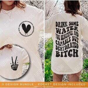 Drink Some Water You Beautiful and Capable but Dehydrated - Etsy