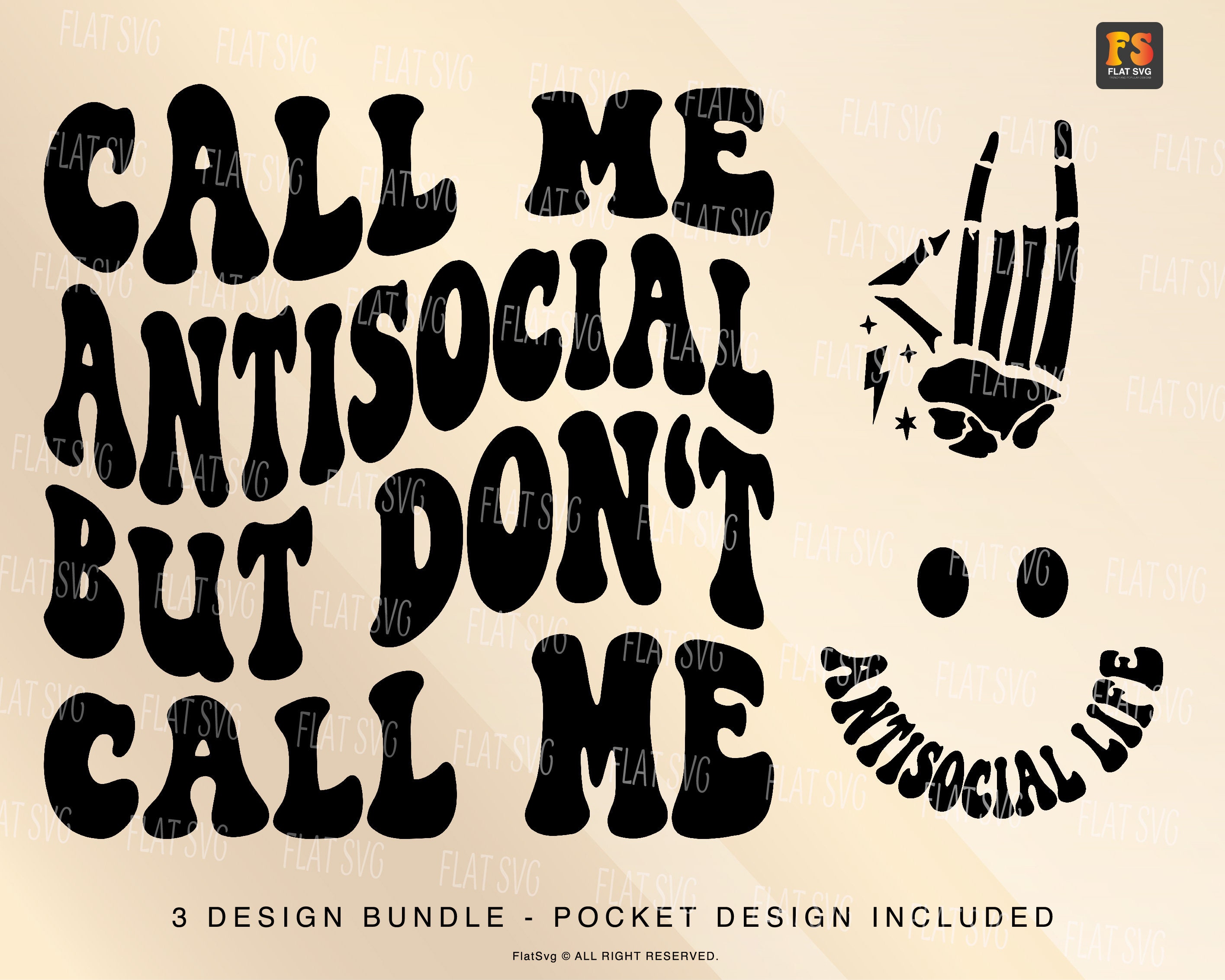 Call Me Antisocial But Don't Call Me Svg Png, Antisocial Svg, Sarcasm Svg, Positive Aesthetic Svg, Women Svg, Positive Merch